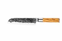 Style de Vie - Olive Forged Santoku mes - 18 cm