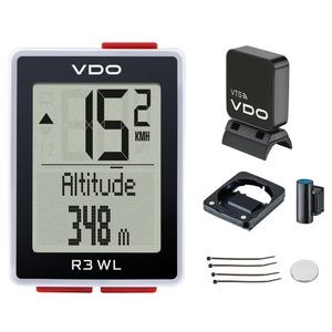 Vdo fietscomputer r3 wl draadloos sts