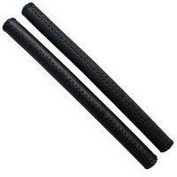 Velo Stuurgrepen leer 40 cm ø22,2 mm zwart per set