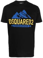 DSQUARED2 t-shirt à logo imprimé - Noir - thumbnail