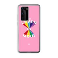 Het Leven Is Mooi: Huawei P40 Pro Transparant Hoesje