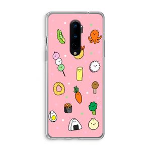 Happy bento friends: OnePlus 8 Transparant Hoesje