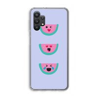 Smiley watermeloen: Samsung Galaxy A32 5G Transparant Hoesje