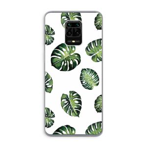 Tropische bladeren: Xiaomi Redmi Note 9 Pro Transparant Hoesje