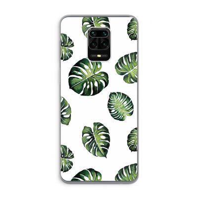 Tropische bladeren: Xiaomi Redmi Note 9 Pro Transparant Hoesje