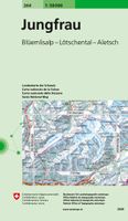 Wandelkaart - Topografische kaart 264 Jungfrau | Swisstopo