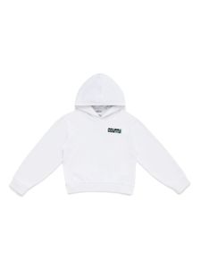 Marcelo Burlon County Of Milan Kids hoodie Optical Cross en coton - Blanc