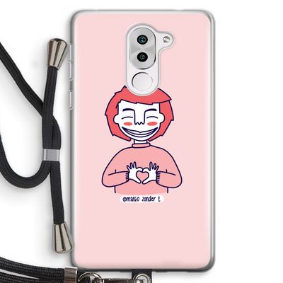 Hartje: Honor 6X Transparant Hoesje met koord