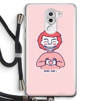 Hartje: Honor 6X Transparant Hoesje met koord