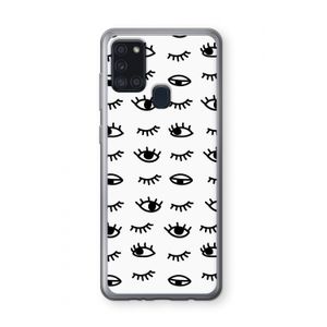 Eye pattern #2: Samsung Galaxy A21s Transparant Hoesje