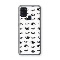 Eye pattern #2: Samsung Galaxy A21s Transparant Hoesje