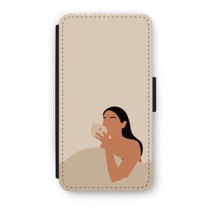 Fresh coffee: iPhone XS Flip Hoesje