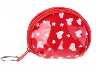 LG Imports mini portemonnee hartjes rood