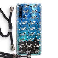 Makis: Huawei P20 Lite (2019) Transparant Hoesje met koord