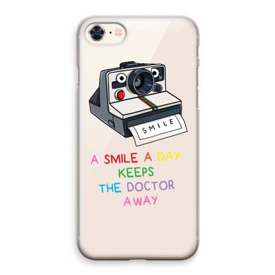 Smile: iPhone 8 Transparant Hoesje