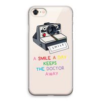 Smile: iPhone 8 Transparant Hoesje