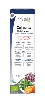 Physalis Supplementen Vloeibaar Calmplex Herbal Synergy 75ml