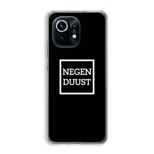 Negenduust black: Xiaomi Mi 11 Transparant Hoesje