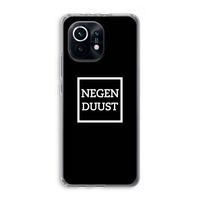 Negenduust black: Xiaomi Mi 11 Transparant Hoesje