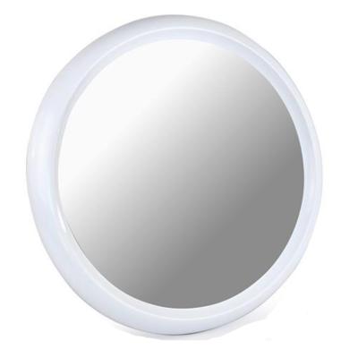 Ronde wandspiegel / badkamer spiegel - wit - kunststof - Dia 60 cm