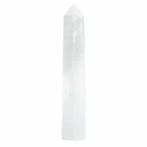 Edelsteen Obelisk Punt Seleniet - 90-120 mm