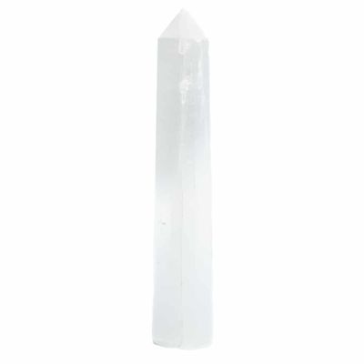 Edelsteen Obelisk Punt Seleniet - 90-120 mm