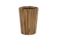 Plantenbak Miguel rond teak - medium