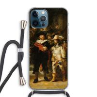 De Nachtwacht: iPhone 12 Pro Max Transparant Hoesje met koord