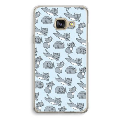 Poezen: Samsung A3 (2017) Transparant Hoesje