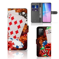 Samsung S10 Lite Wallet Case met Pasjes Casino