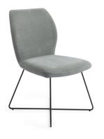 Jesper Home Eetkamerstoel 'Ikata' Cross Black, kleur Breezy Blue