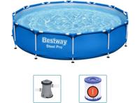 Bestway Steel Pro Zwembad - Ø 366 x 76 cm met filterpomp