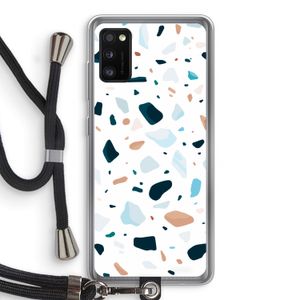 Terrazzo N°13: Samsung Galaxy A41 Transparant Hoesje met koord