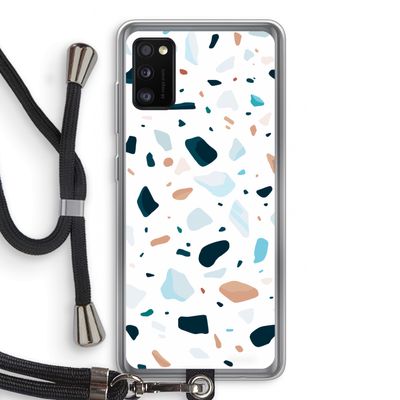 Terrazzo N°13: Samsung Galaxy A41 Transparant Hoesje met koord