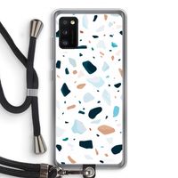 Terrazzo N°13: Samsung Galaxy A41 Transparant Hoesje met koord