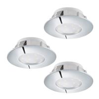 Eglo Ledspot Pineda (3) 3x6w - 3000K - 7,8cm chroom 95822