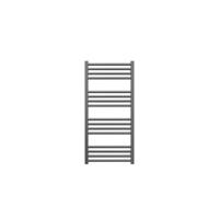Crosswater MPRO handdoekradiator - 90x43cm - 342watt - geborsteld slate (gunmetal) MP48X93T