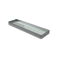 Planchet Haceka Aline Grey 46x3,5 cm Aluminium Mat Grijs Haceka - thumbnail