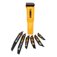 DeWALT DT2440L 6-delige set reciprozaagbladen in stevige opbergcassette