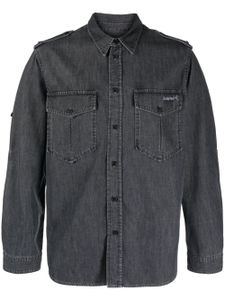 MARANT chemise en jean à manches longues - Gris