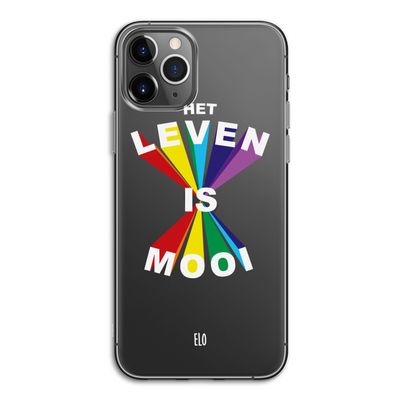 Het Leven Is Mooi: iPhone 11 Pro Transparant Hoesje