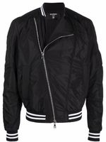 Balmain veste bomber à logo imprimé - Noir - thumbnail