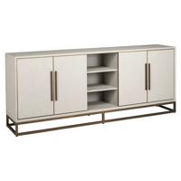 Dressoir Whitebone Messing 4-deuren