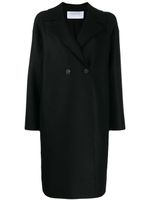 Harris Wharf London manteau ample à boutonnière croisée - Noir