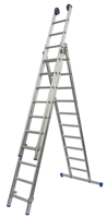 SuperPRO Reformladder SuperPRO Recht | 3x10 | Met Stabilisatiebalk | Geanodiseerd - 1250570310
