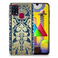 Samsung Galaxy M31 TPU Case Beige Flowers