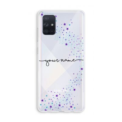 Sterren: Galaxy A71 Transparant Hoesje