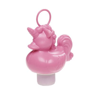 Licht roze eenhoorn badeendje badspeelgoed 12 cm