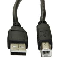 Akyga USB-kabel USB-A stekker, USB-B stekker 1.80 m Zwart AK-USB-04 - thumbnail