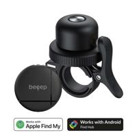 Beeep OneTag Apple Find My & Android Tracker Black & Bicycle Bell